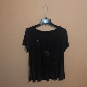 “Soft & Sexy” faded ace card shirt